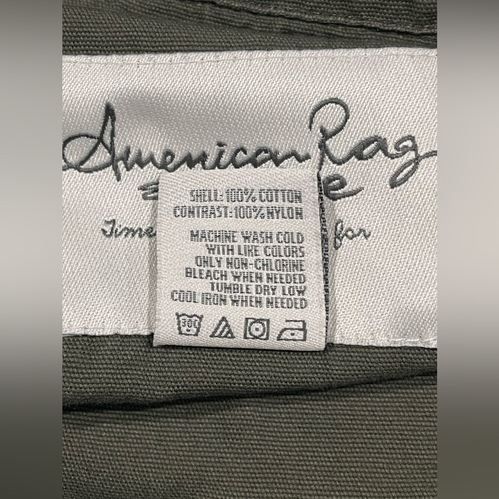 American Rag Dual‎ Fabric  Utility Jacket - Picture 2 of 6